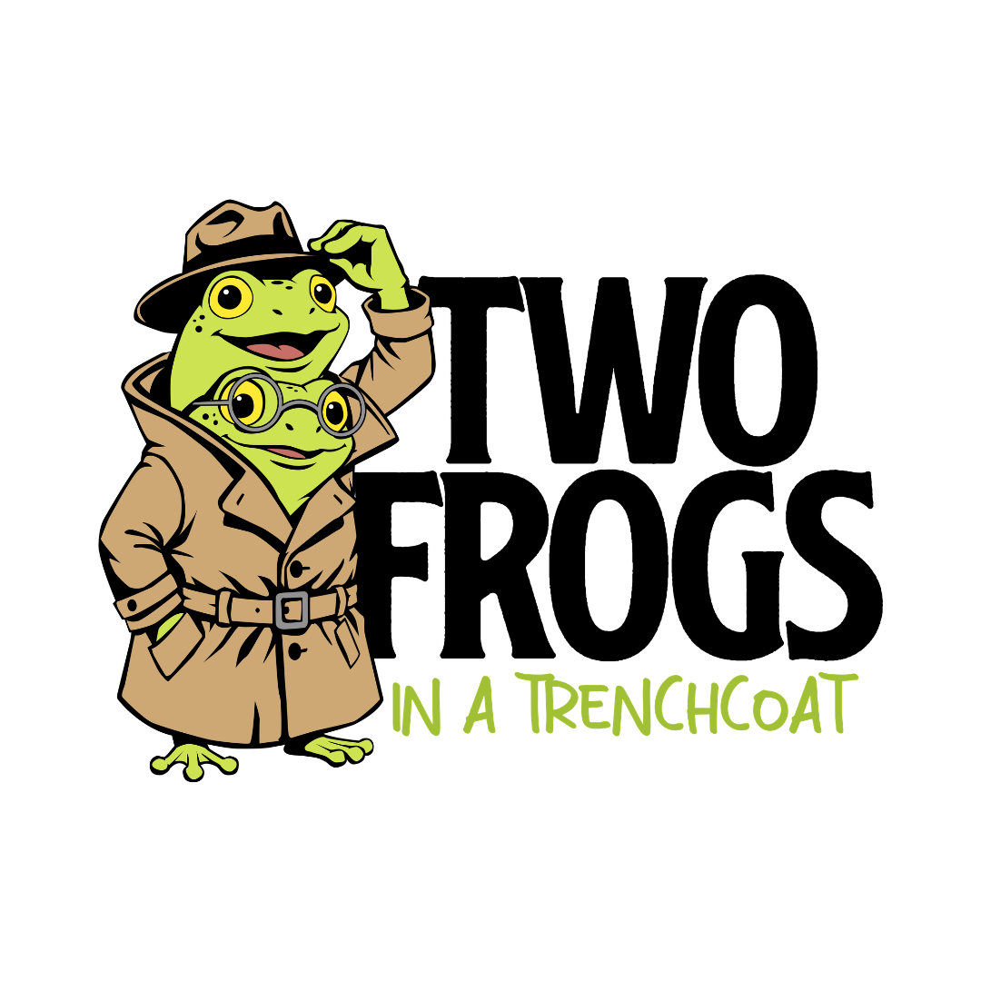 Two Frogs In a Trenchcoat